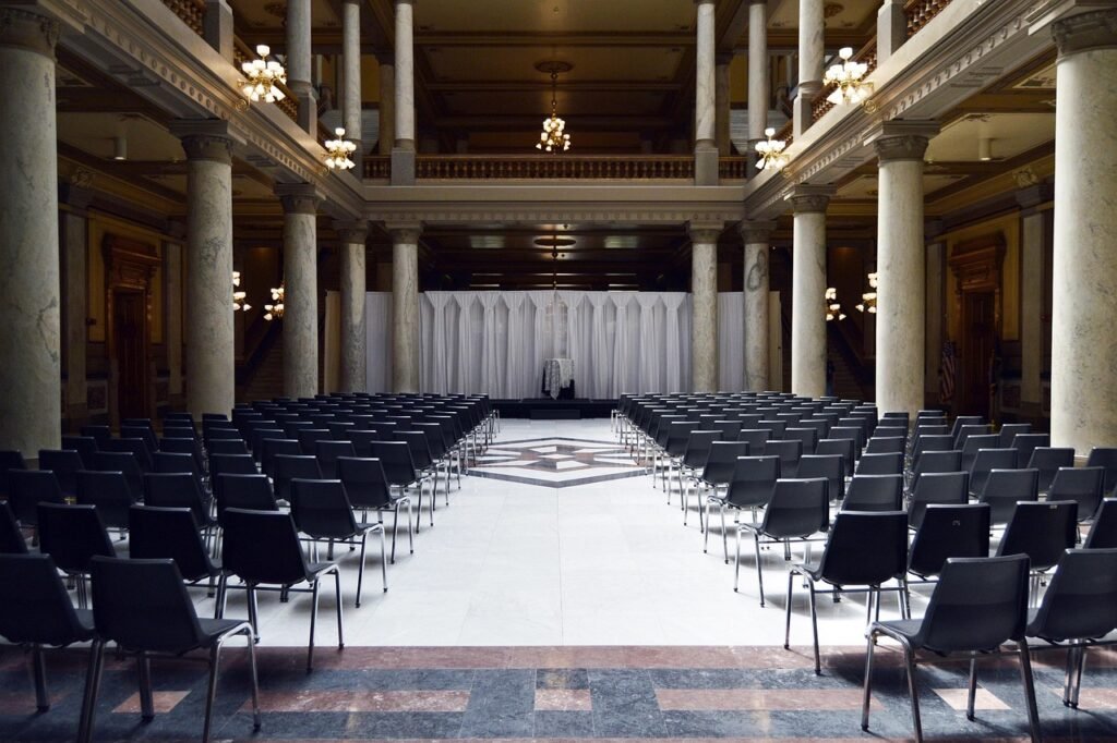 International conference venue in Frankfurt with professional staging