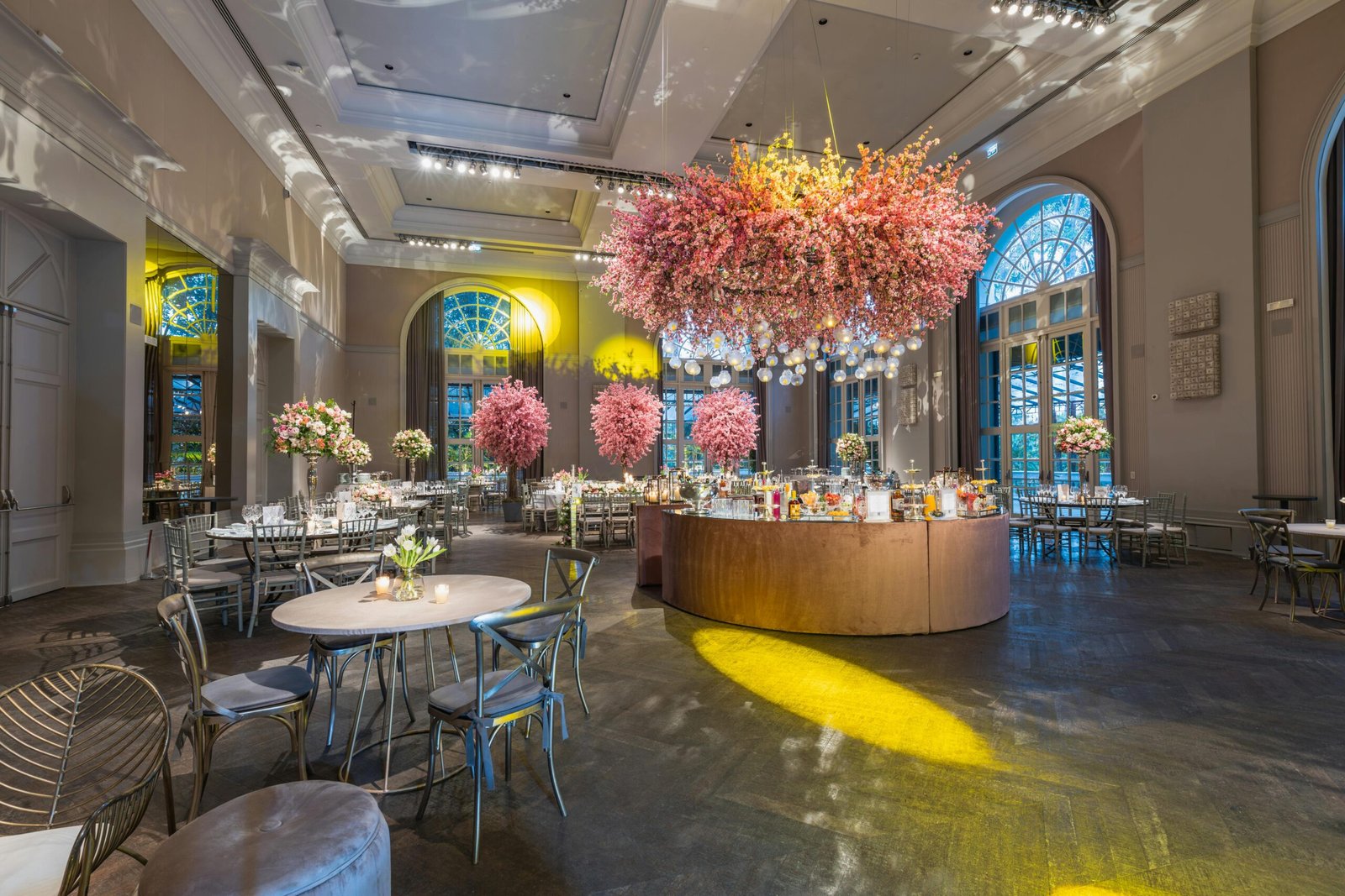 Unique industrial warehouse venue for tech launches in Frankfurt.